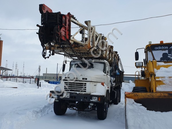 УПА-100 на шасси КрАЗ-63221 (6х6) установка подъёмная