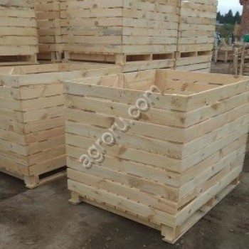 Деревянный контейнер для овощей 1200х1600 Н 1200 мм.