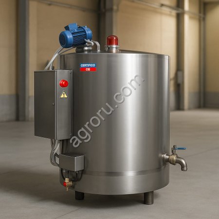 Пастеризатор молока 500 литров, с логическим контроллером.