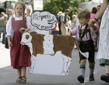 Кризис европейского молочного рынка