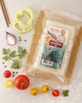 Лапша крахмальная Фунчоза тм Едим дома 200 г.