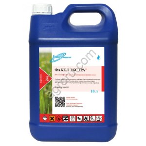 Гербицид сплошного действия ФАКЕЛ ЭКСТРА ВР аналог Ураган Форте г л глифосата кислоты