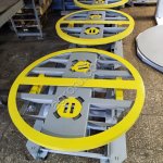 Подъемный вращающийся перегрузочный пружинный стол DAKON LIFT