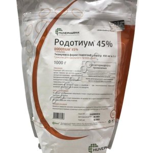Родотиум для лечения инфекционных бактериальных заболеваний свиней и птиц