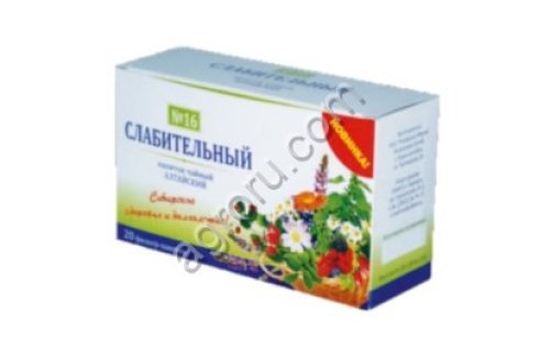 Слабительный №16 ф/п 1,5 №20,