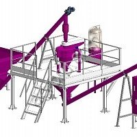 Участок шелушения овса
