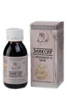 Эликсир Пчелатея с прополисом и чагой, на пчелином подморе.