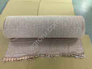 Ткань твид розовая, шерсть/полиэстер 150 см