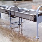 Поилка групповая из нержавеющей стали без подогрева