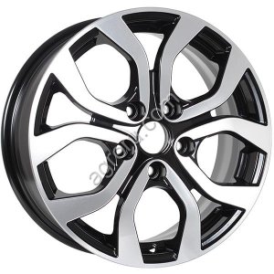 ДЛ 5*114.3 16*6.5 D66.1 ET50 К&К Nissan Terrano SN КС704 Алмаз черный, (арт.: 65851)