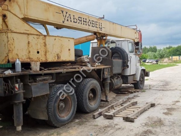 Автокран ульяновец на базе шасси краз 65101 кс4573