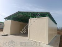 Модульное здание склада для хранения ветеринарных препаратов