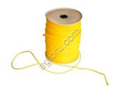 Трос/шнур подвеса линии кормления, нейлоновый, 6мм, желтый