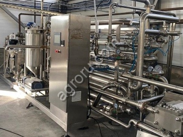 Оборудование переработки тыквы для производства тыквенного пюре.