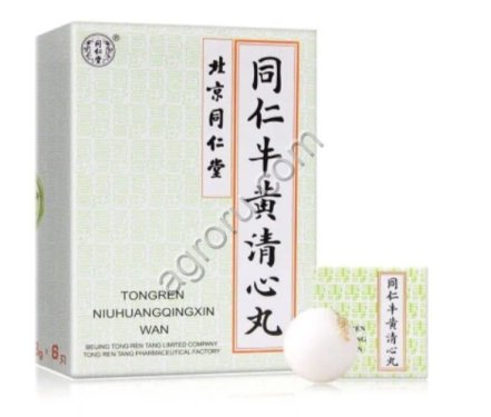 Тунжень Нюхуан Цинсинь (Tongren Niuhuang Qingxin Wan) 6 пилюль