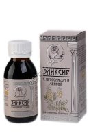 Эликсир Пчелатея с прополисом и сенной, на пчелином подморе.