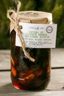 Варенье из сосновых шишек с кедровым орехом, 240 г,