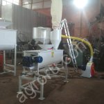 Мини комбикормовый завод с горизонтальным смесителем