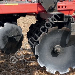 Тяжелая X-образная дисколаповая борона c жесткой рамой TINEMASTER,Quivogne