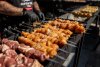 Шашлык из филе бедра курицы