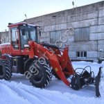 Отвал для снега гидравлический на погрузчики