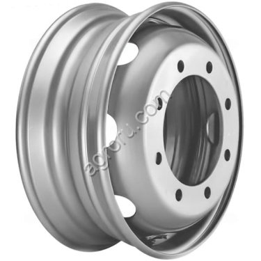 Диск колесный 7.50*19.5 ET134 8*275 D221 Asterro Грузовой автомобиль серебристый (1907В) с вент., (арт.: 1907В)
