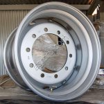 Диск колесный 11.75*22.5 ET120 10*335 D281 14мм SRW серебристый с вент., (арт.: 7221108)