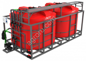 Кассета 5500х2 с конусным дном и системой гидроперемешивания