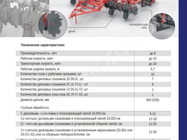 Культиватор дисковый КД-570М