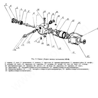 Насос топливный нтф 100 и 100-1