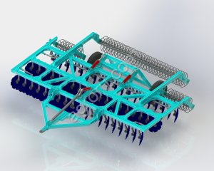 Борона дисковая прицепная БДМ-6х3П (Сура- 6х3П)