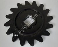 Звездочка пластмассовая D-162. Z-16. на сепаратор земли и торфа.