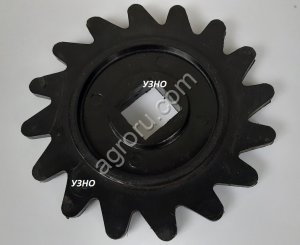 Звездочка пластмассовая D-162. Z-16. на сепаратор земли и торфа.