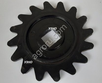 Звездочка пластмассовая D-162. Z-16. на сепаратор земли и торфа.