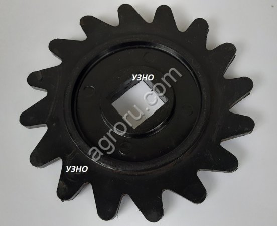 Звездочка пластмассовая D-162. Z-16. на сепаратор земли и торфа.