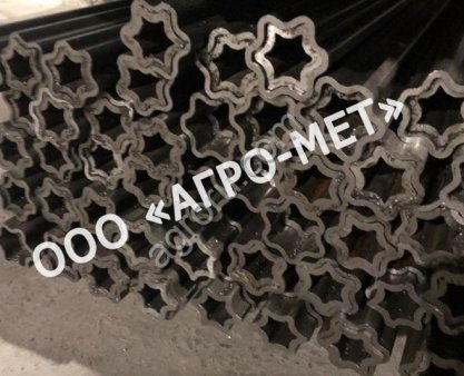 Комплект профильных труб звезда (47,4+56,8), (67,5+56,8) для карданного вала