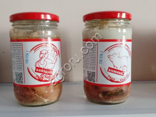 Тушенка Индейки оптом, высший сорт