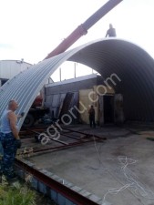 Бескаркасные ангары