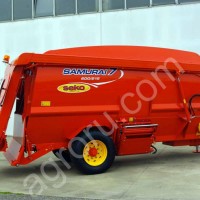 Горизонтальный смеситель-кормораздатчик SEKO SAMURAI 7 с фрезой