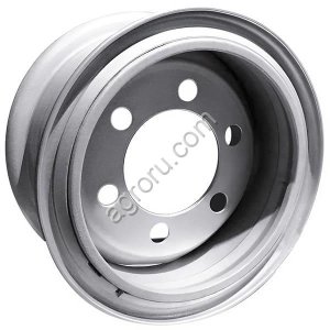 Диск колесный 7.0*15 ET-7 6*222.25 D163 ЧКПЗ Погрузчик серебристый КД без вент., (арт.: 7.0-15-3101012-30)