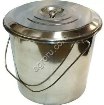 Ведро 20 литров нерж сталь
