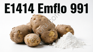 Крахмал картофельный модифицированный, горячего набухания Е1414 Emflo 991 (Emsland, Германия)