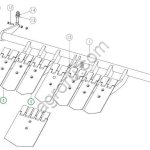 Лемех левый 3102.08.65.L для AVR Spirit 6200