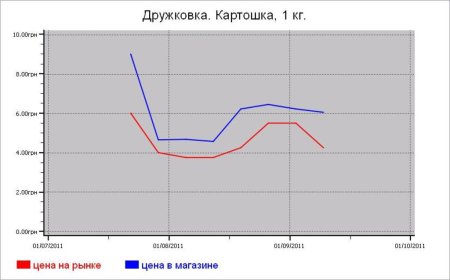 Украина: овощные цены Дружковки