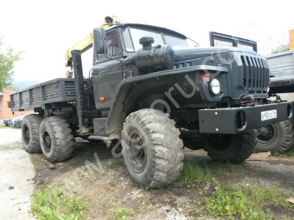 Урал 4320 бортовой а/м с манипулятором Shinmaywa
