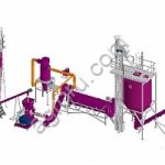 Линия экструдирования полножирной сои, 1 т/ч