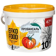 Майонез EFKO FOOD Professional универсальный 67%, ведро 10л (9,34кг)