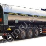 Полуприцеп-цистерна для транспортировки жидкой СО2 ЦЖУ-18-2,0