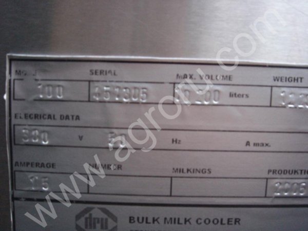 Охладитель молока DRU, 10000 л., б/у