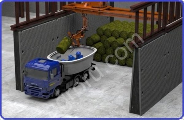 Система приготовления и раздачи кормов на ферме (КРС)